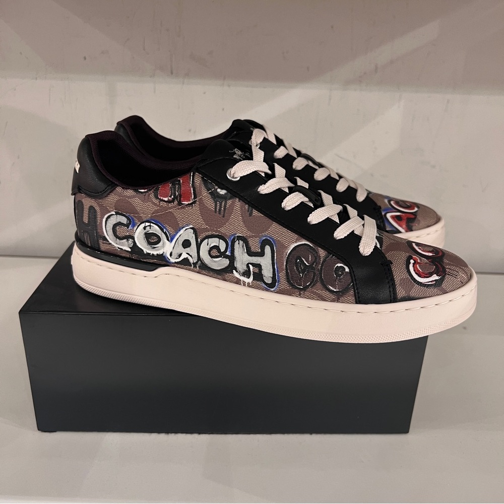 Coach X Mint + Serf Clip Low Top Sneaker In Signature Canvas cl947 - Picture 6 of 7